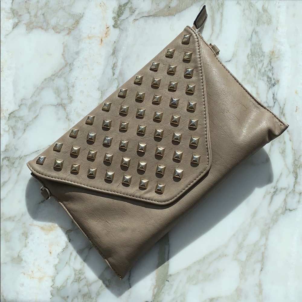 Taupe Clutch